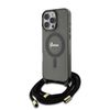 GUESS iPhone 16Pro Case for MagSafe with Cord (Black)