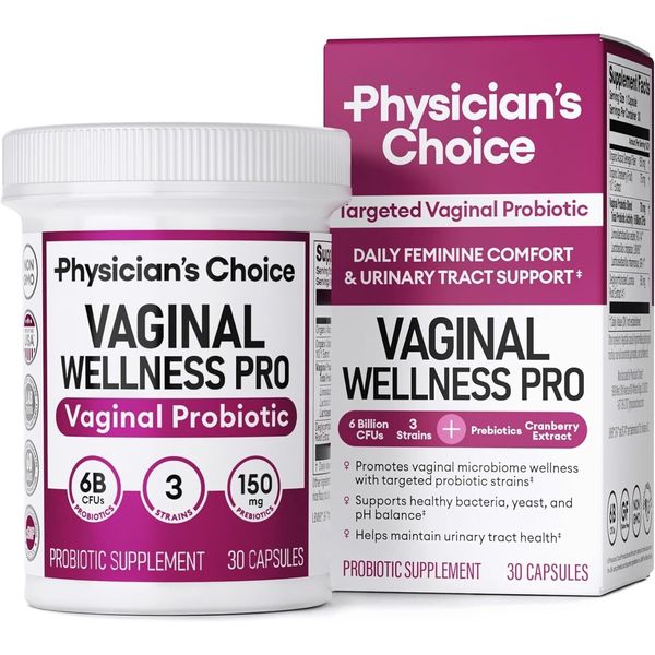 Physician's Choice Vaginal Probiotics for Women - Unique with Licorice Root 30CT