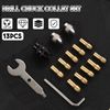 Ninnyi 15PCS 4486 Multi Tool Accessories Set for Dremel, Chuck Collet Kit