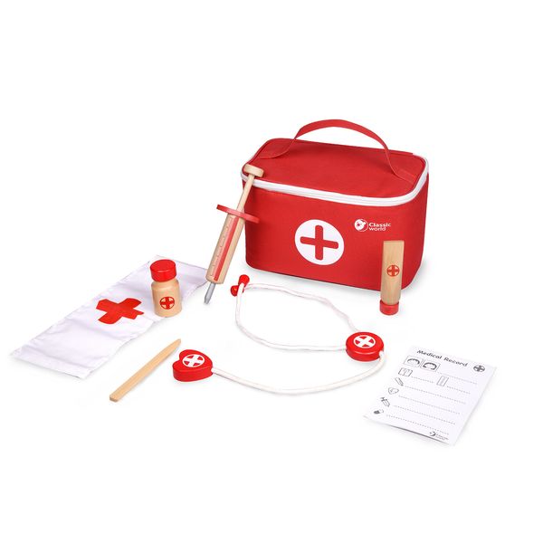Classic World 4161 Doctor Case, Red
