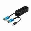 Arvitek 2-in-1 VGA-USB KVM Cable 6ft for VGA KVM Swtich