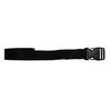 Benristraps 25mm Webbing Strap with Quick-Release Buckle (black, 150cm)