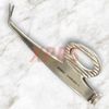Set of 2 Barraquer Iris Scissors, 2-1/4", Angled 7mm Blades Blunt Points