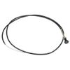 NO: CC72. Universal Choke Cable. 72" Long, Black Know Imprinted with