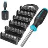 DURATECH 60-in-1 Multi-Function Screwdriver Sets, Multi-Bit Screwdriver Sets with Phillips, Slotted, Square and Torx, Storage Case Design, Suitable for Machine Maintenance and DIY Repair