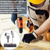 12PCS Screwdriver Bit & Right Angle Drill Set,Right Angle Drill Attachment with 10 PCS Screwdriver Bits Angle Drill Attachment,Durable Right Angle Screwdriver for Tight Corner Workspace,for 1/4" Drill