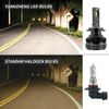 2PCS D2S LED Headlights Bulbs 6000K Conversion Kit Super Bright High/Low-Beam