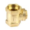 Non-Return Swing Brass Thread Brass DN40 Check Valve 232PSI Prevents Water Backflow
