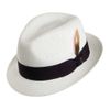 Jaxon & James Toyo Straw Trilby Hat - White S