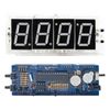 DIY Digital Clock Soldering Kit 4-Digit LED Display with Temperature Sensor, 12H/24H Alarm & Memory Function, STEM Electronics Project for Teens & Adults (Yellow)