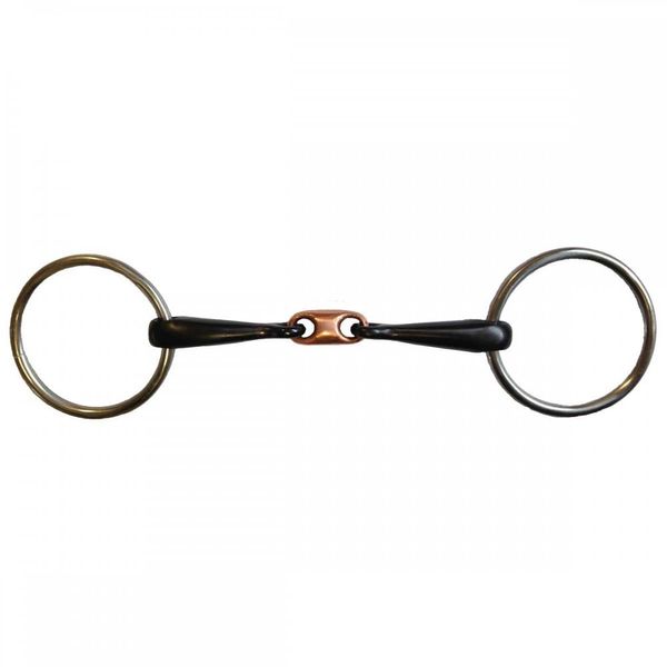 Shires Equestrian Copper Lozenge Sweet Iron Snaffle Bit (5")