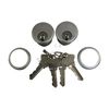 Storefront Door Mortise Lock Hook Deadbolt with 2 Cylinders Adams Rite Cam 4 Key