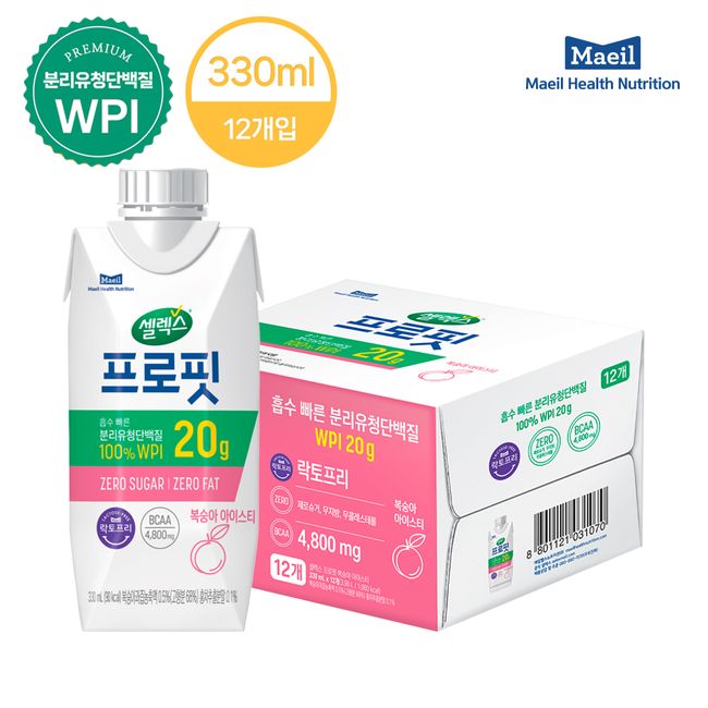 Sellex Profit Peach Drink 1 box [330ml x 12 packs]