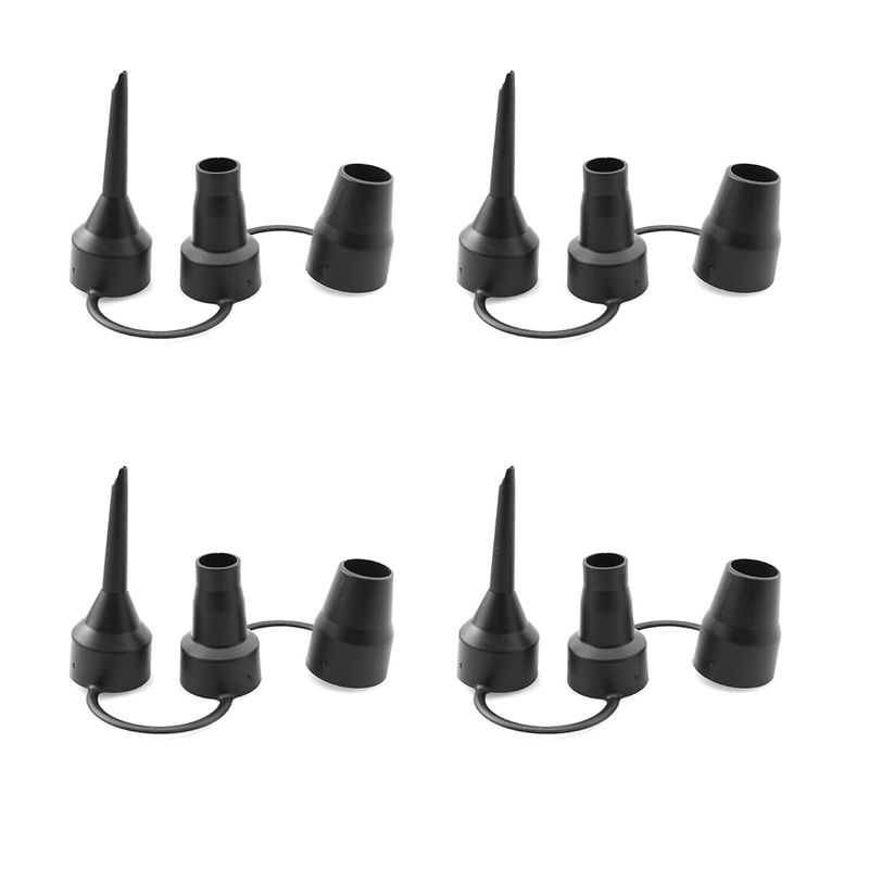 3 Set Replacement Nozzles, Plastic Pump Nozzles, 3 Size For Air Bed