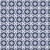 MyTinyWorld 1:12th Mixed Blue Ornate Pattern Tile Sheet With Light Grey Grout