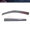 For 14-19 Toyota Highlander Window Visor Guard Shade PC Injectionw / Chrome Trim