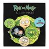 GB eye Rick & Morty Characters Badge Pack