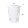 Laundry Basket With Lid Plastic Hamper Large 60L Washing Clothes Storage UK