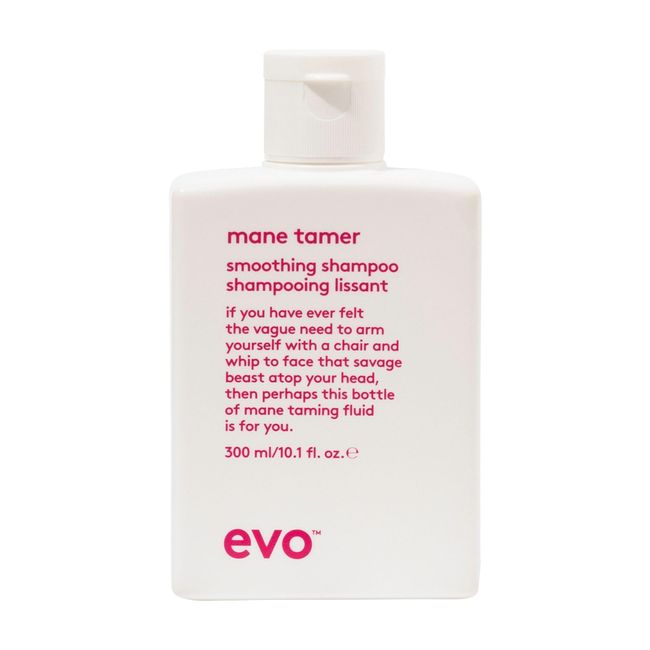 EVO Mane Tamer Smoothing Shampoo - Cleans, Smooths, & Strengthens Hair - Reduces Frizz - 300ml / 10.1fl.oz - 300ml / 10.1fl.oz