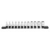 TONE Socket Set (Hexagonal with Holder) HSB212 Insertion Angle 0.25 inch (6.35 mm) (1/4 inch) Insertion 12 Pieces