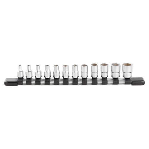 TONE Socket Set (Hexagonal with Holder) HSB212 Insertion Angle 0.25 inch (6.35 mm) (1/4 inch) Insertion 12 Pieces