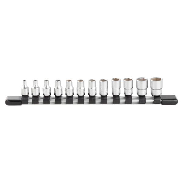 TONE Socket Set (Hexagonal with Holder) HSB212 Insertion Angle 0.25 inch (6.35 mm) (1/4 inch) Insertion 12 Pieces