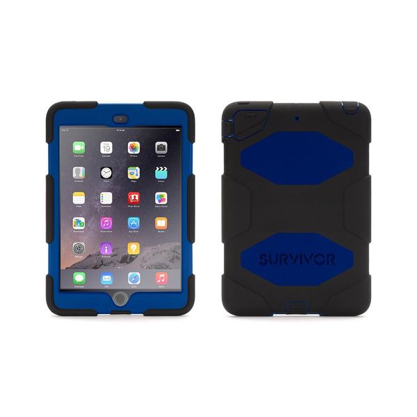 Griffin Survivor Case for iPad Mini/2/3 - Black/Blue