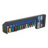 Sealey Ak282 Multi-Coloured Socket Set 12Pc 1/4Sq Drive 6Pt Walldrive Metric