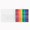 Fonzell Sketch Markers - 12 Colours Double Sided Tips Water Based Ink