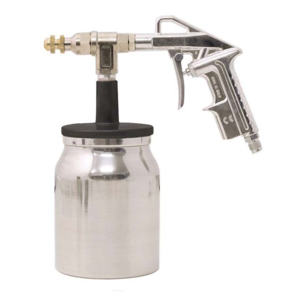 Undercoating Spray Gun Adjustable Nozzle 1 Liter Aluminum Tank