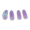Set of 24, 12 Different Sizes, Medium Length, 3D, Fake Nails, Purple Nails