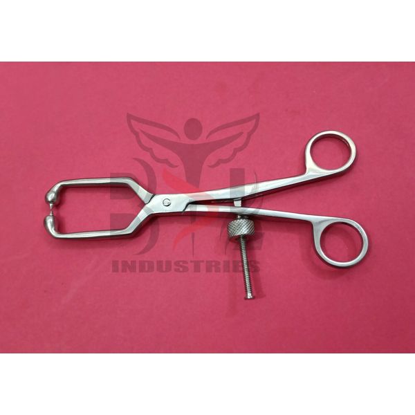 Veterinary Pelvic Forcep Straight 8 Inch Surgical Instrument