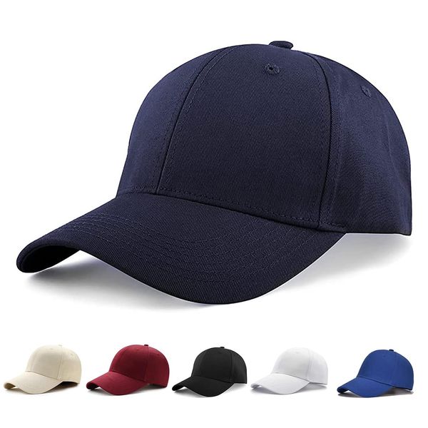 Etyepoh Unisex Kappe - Baseball Cap für Herren und Damen, Verstellbar Reine Farbe Baseboard Baseballkappe Mütze (A-Marine)