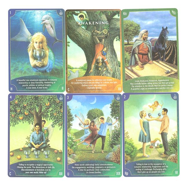 Spanish tarot cards about your life and love with angelic guidance