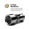 Capri Tools 1/4-Inch Universal Socket, 1/4-Inch Drive, 6-Point, SAE