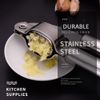 Stainless Steel Garlic Press Crusher Squeezer Masher Professional Kitchen Tool