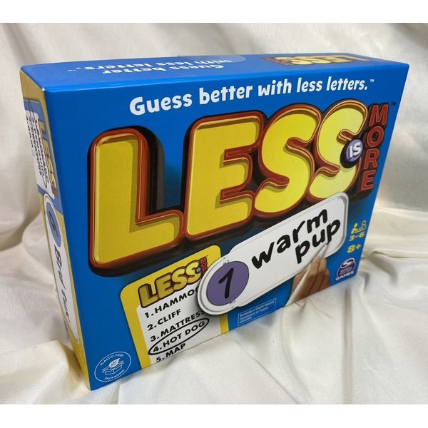 Less is More Word Guessing Party Game Guess Better With Less Letters Spin Master