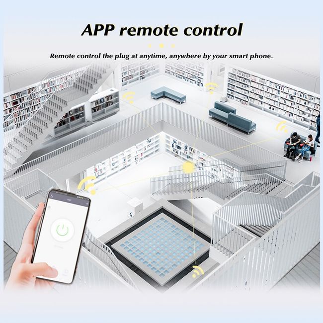AUBESS Zigbee EU Smart Plug Smart Home Wireless Remote Control Power M