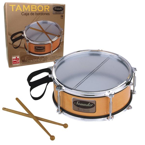 Reig Snare Drum mit Drumsticks und Gurt