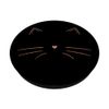 Rose Cat Face Black PopSockets Standard PopGrip