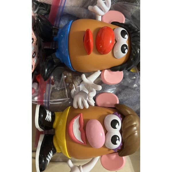 Lot Set Of 3 Mr./ Mrs./Baby Potato Head With Extra Pieces