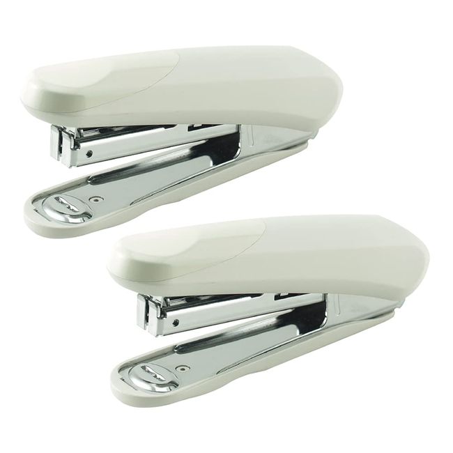 Plus Stapler Rakhit White ST-010R WH 2pcs ST-010R WH 30-982 x2