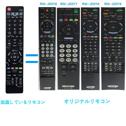 AULCMEET Brand TV Remote Control fit for Sony RM-JD016 RM-JD017 RM-JD018 RM-JD010 RM-JD019 KDL-19J5 KDL-20J1 KDL-22J5 KDL-26J1 KDL-26J5 KDL-26J5 etc