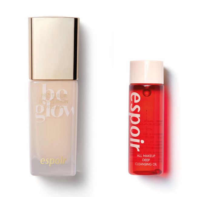 Espoir Pro Tailor Foundation Bigelow 30ml + All Makeup Deep Cleansing Oil 25ml Special Set