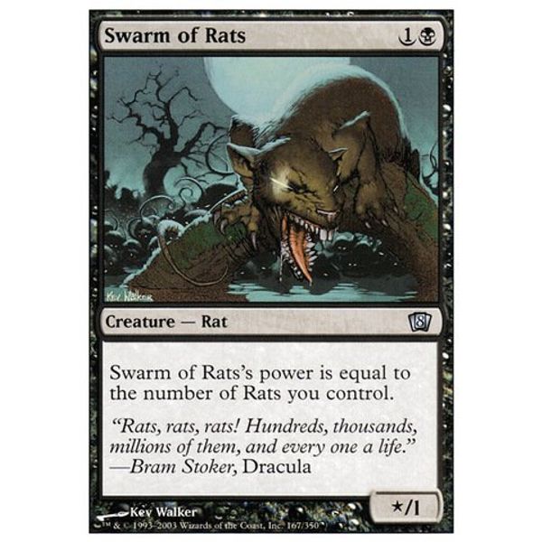Magic: The Gathering - Swarm of Rats - Eighth Edition