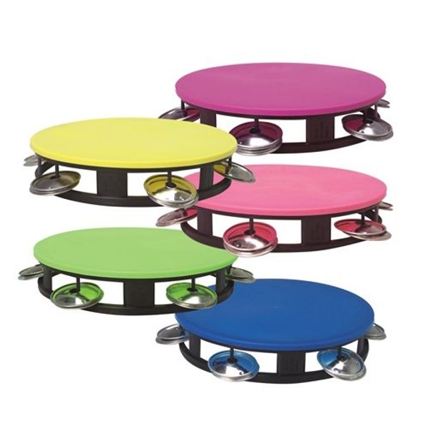 5.5 inches Neon Tambourine, Case of 144