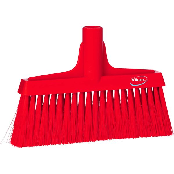 Vikan, Red Broom,Lobby,Soft/Stiff,10.25",PP/PET, 3104
