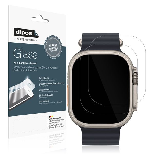 Screen Protector for Apple Watch Ultra Flexible Glass 9H dipos