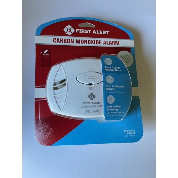 First Alert Carbon Monoxide Alarm Battery Operated