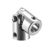 DMiotech 1pcs 10mm-10mm Rotatable Universal Steering Shaft U Joint Coupler Coupler Connector Motor for 3D Printer CNC Machine
